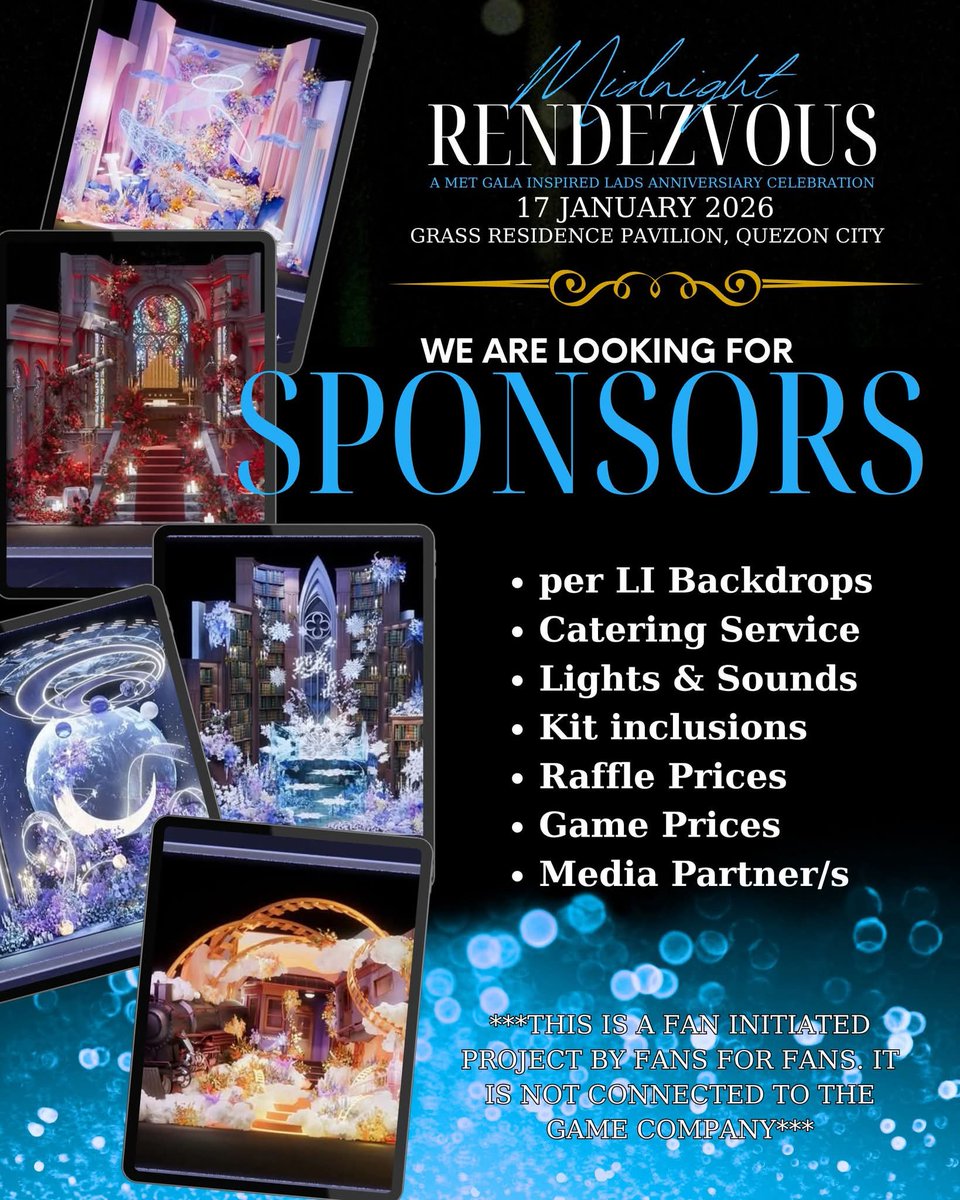 Help us celebrate 2 Years of Love and Deepspace! ✨

​We're aiming to host a huge, Fan anniversary event this January and need sponsors to make our cosmic dreams come true! 🌠

​Details &amp; Sign-up: forms.gle/jKKmhJNrcfp7aW…

​Join us! 💖
​#LoveandDeepspace #LADSAnniversary #LADS