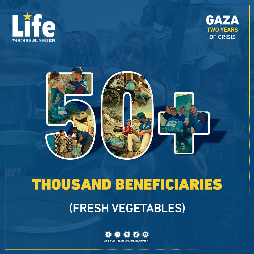 LIFEforRELIEF's tweet image. Two years of hunger, and Gaza’s children have forgotten the names of vegetables.

LIFE has delivered fresh food to 50,000+ people, providing nourishment amid famine.

donation.lifeusa.org/product/D1E4F8…

Life for Relief and Development

#Gaza #HumanitarianRelief #FoodSecurity #Nutrition