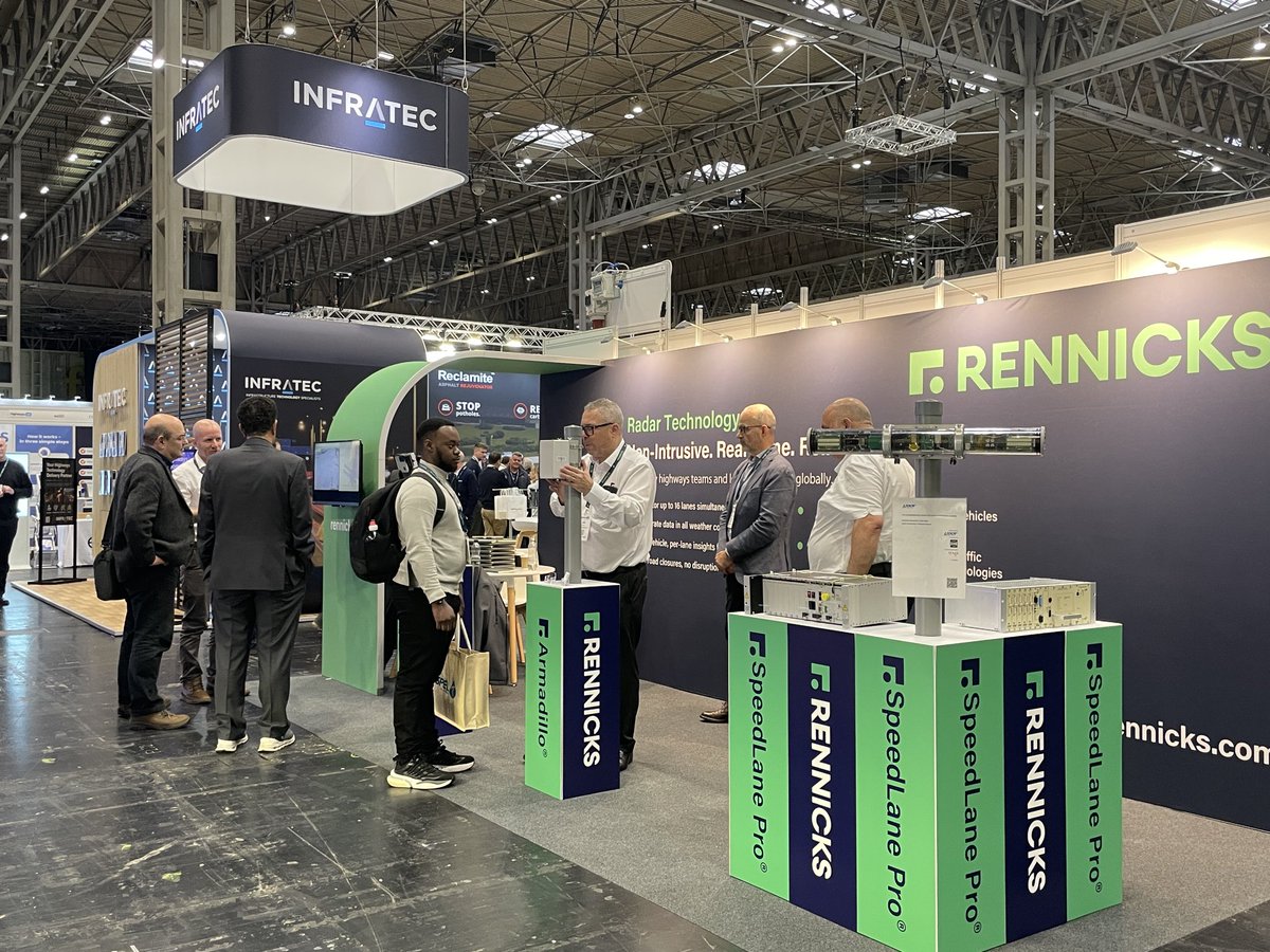A brilliant first day at Highways UK!
 
It’s been great to meet so many visitors on Stand C12 and talk all things radar – from real-time traffic monitoring to non-intrusive, sustainable solutions for safer roads.
 
We’ll be back tomorrow for day!

#HighwaysUK2025