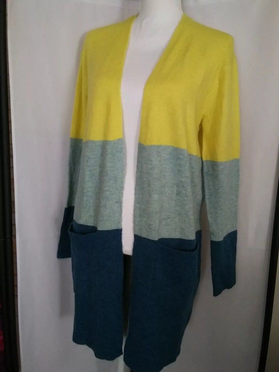 dianesclothes's tweet image. A New Day's  Colorblock Cozy Duster Cardigan - Size Small (S)
ebay.com/itm/1678630294… #ANewDay #Duster #Cardigan #yellow #green #teal #NOS #sweater