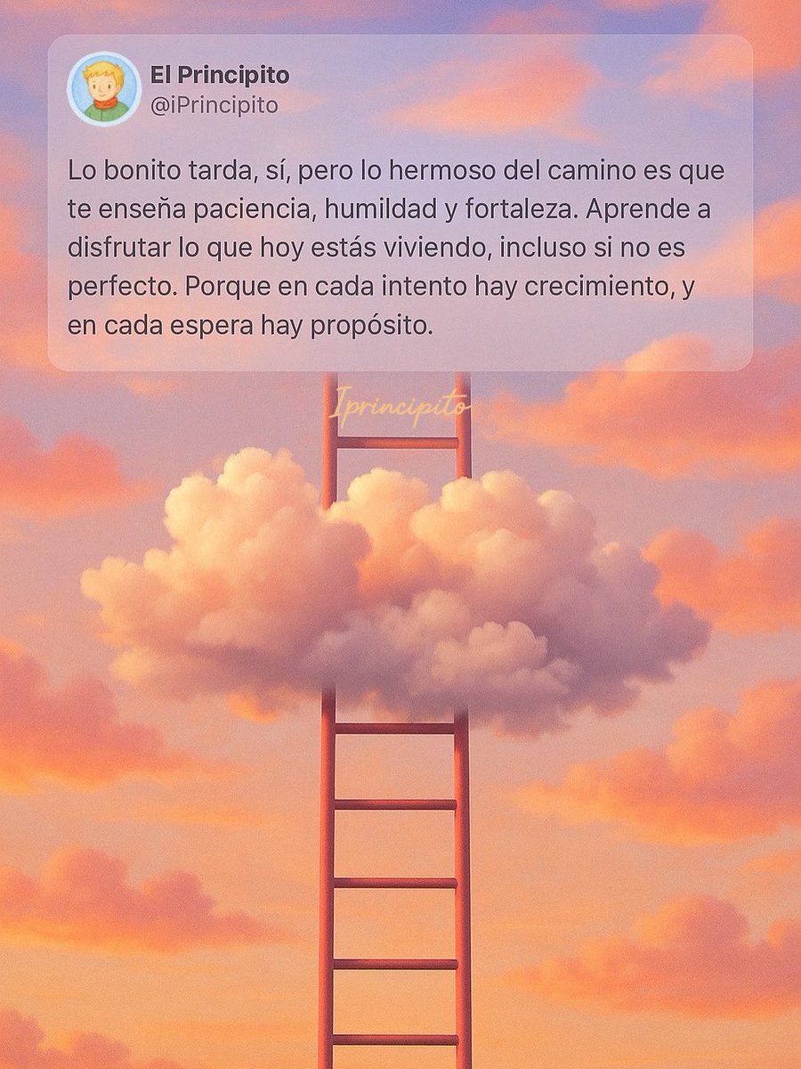 ☁️ Sigue subiendo, incluso si las nubes te cubren la vista.