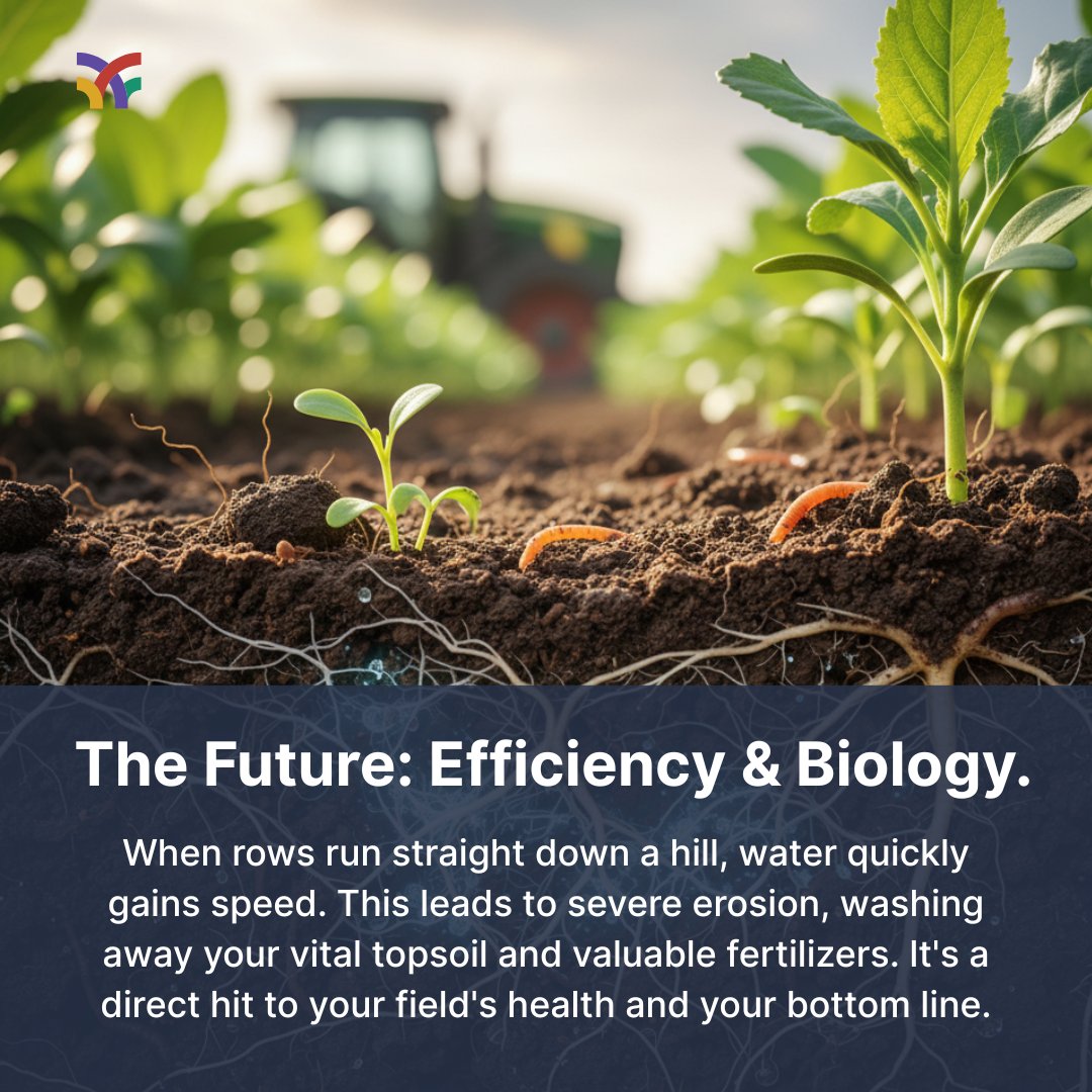 Efficiency challenge: How do you keep nutrients in the field &amp; maximize water on sloped ground? 🌱 Contour farming + no-till + advanced biology. See how SOURCE® + BLUEPRINT™ boost efficiency 👉 bit.ly/4mznd9o
#InputEfficiency #RegenerativeAg #ErosionControl #Agronomy