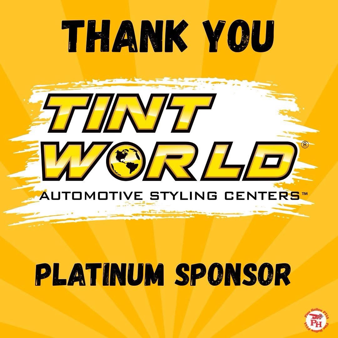 PHMSPTSA's tweet image. ❤️🩶Thank You to Our Platinum Sponsor — Tint World! 🩶❤️
Right now, Tint World is offering an amazing special — 10% off any full car tinted in ceramic film, plus a FREE visor strip! 😎🚘
For more details or to book your appointment, contact Chris Blevins at 📱 703-585- 7414❤️🩶