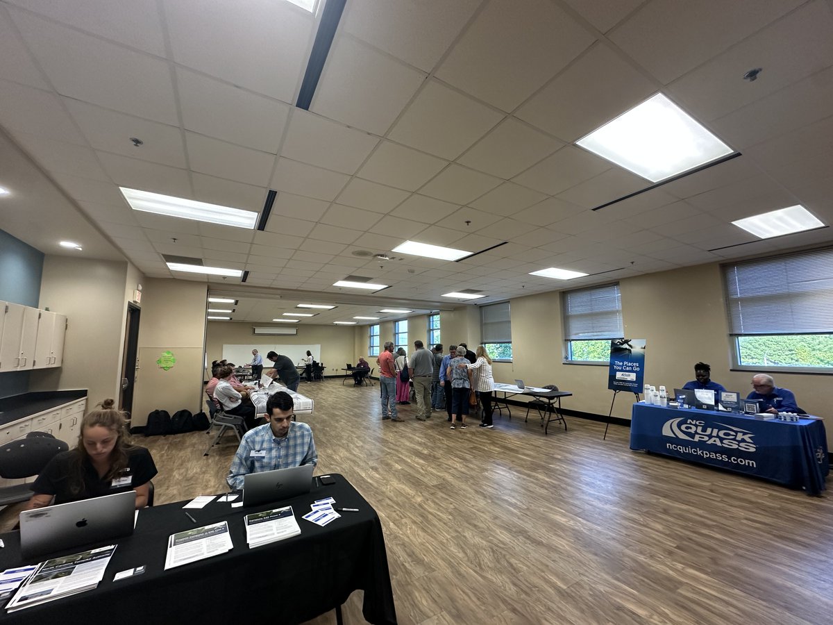 NCTurnpike's tweet photo. Thanks to everyone who joined the #Complete540 Phase 2 neighborhood meetings! Your questions and feedback help drive progress. Stay informed as we move forward together: https://t.co/sfSUnLNt4U. #InfrastructureMatters #NCGrowth https://t.co/MNh7Xj6n4w