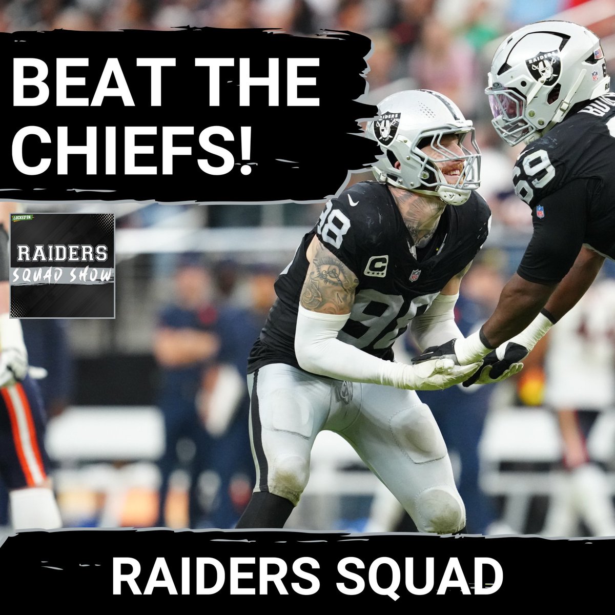Shantelle Chand (@shantelleschand) on Twitter photo Today on the #Raiders Squad Show w/ <a href="/LKennedy72/">Lincoln Kennedy</a>, <a href="/YourboyQ254/">Your Boy Q</a>, & myself:
- Roster news
- Raiders @ Chiefs Preview
- Rookie Report
- A look into the AFC West
- Questions w/ Linc & Q
youtube.com/live/WeCx-_1Wc…
🎧: …-the-las-vegas-raiders.simplecast.com/episodes/raide…
#RaiderNation
#NFL Today on the #Raiders Squad Show w/ <a href="/LKennedy72/">Lincoln Kennedy</a>, <a href="/YourboyQ254/">Your Boy Q</a>, & myself:
- Roster news
- Raiders @ Chiefs Preview
- Rookie Report
- A look into the AFC West
- Questions w/ Linc & Q
youtube.com/live/WeCx-_1Wc…
🎧: …-the-las-vegas-raiders.simplecast.com/episodes/raide…
#RaiderNation
#NFL