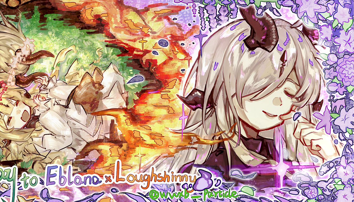 #明日方舟 #Arkninghts #アークナイツ #명일방주 #爱布拉娜 #拉芙希妮 #Reed #Eblana 『Until death reunites us』

Happy birthday! Dublin sisters！