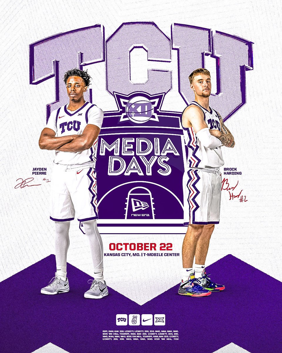 Brock and Jayden are our guys at <a href="/Big12Conference/">Big 12 Conference</a> Media Days next week in KC