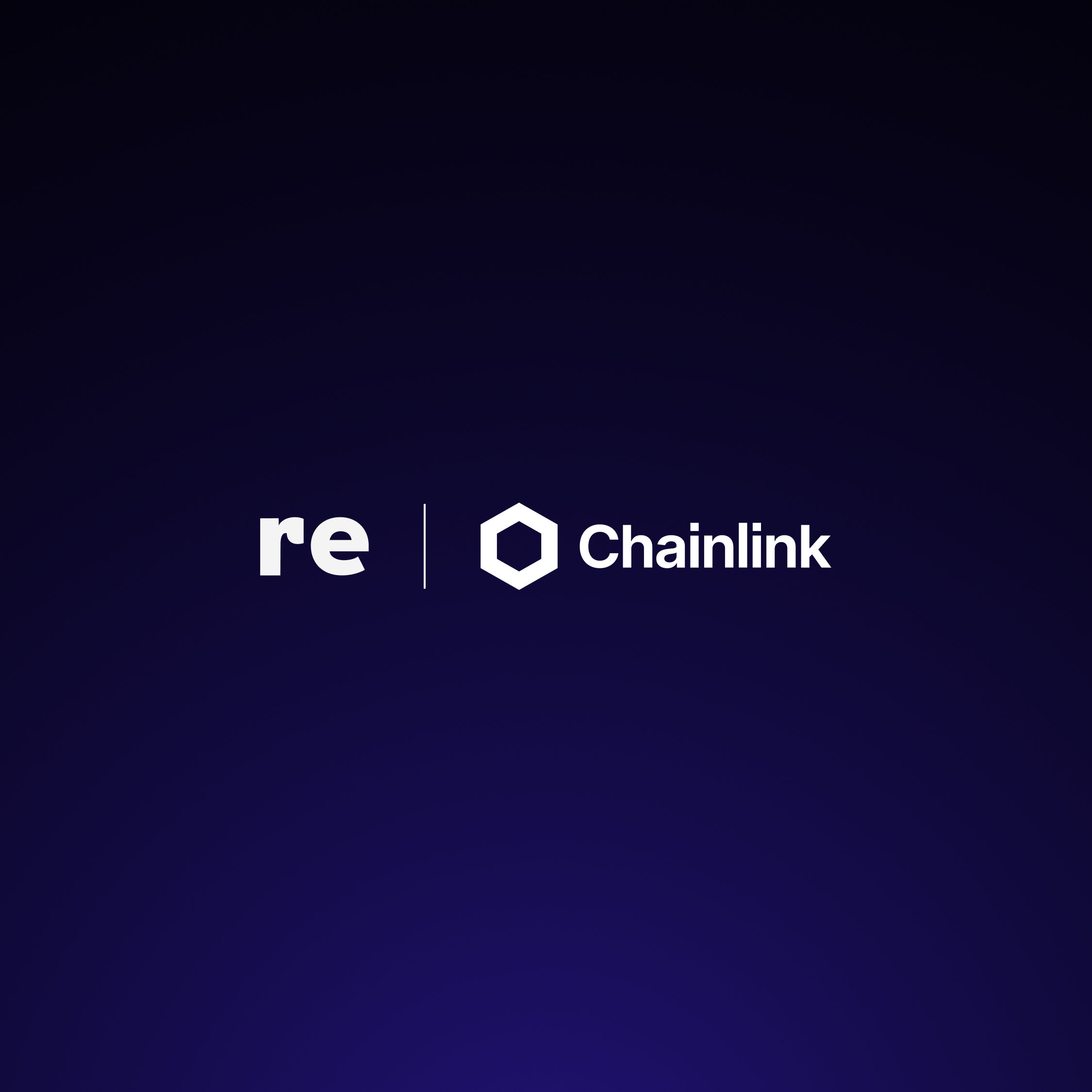 Re Integrates Chainlink.
