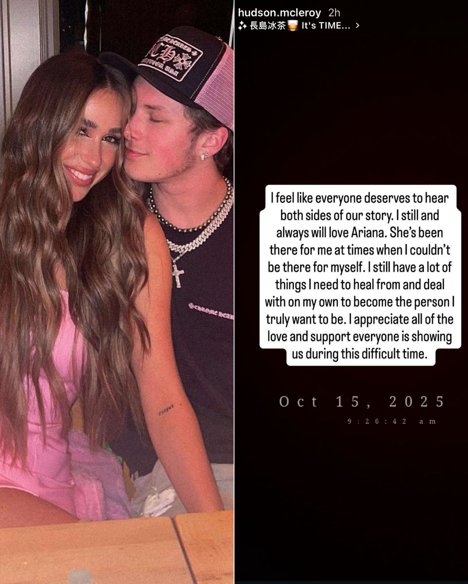 Following his break up with Ariana, Hudson has shared his own statement 👀 #NextGenNYC
