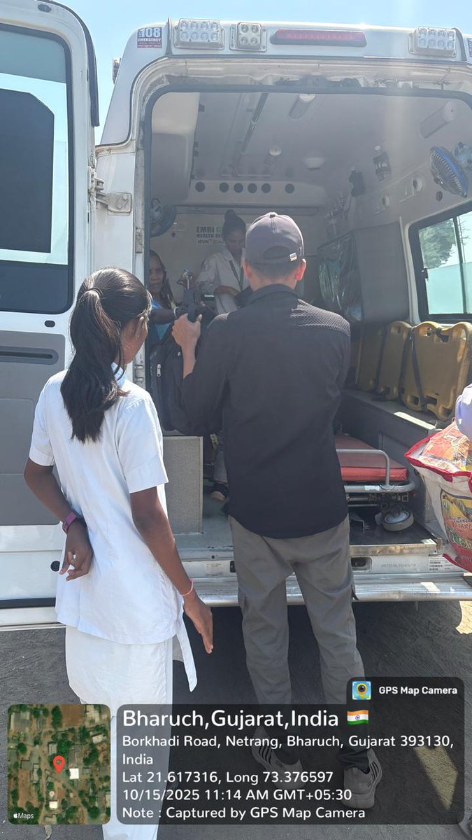 thonetrang77417's tweet image. 🏥#HIGHRISK #ANC #REFFER
@108
🏥#CIVILHOSPITALBHARUCH 
🏥#PHCCHASVAD 
🏥#AAMPANCHSIM 
🏥#HEALTHTEAM

 "#આરોગ્યકર્મચારી દ્વારા #જોખમીસગર્ભામાતાને
108 મારફતે #સિવિલહોસ્પિટલભરૂચ ખાતે #રીફર કરવામાં આવેલ હતી."

@Bharuch_Health
@chasvad527 @CMOGuj @DDOBHARUCH1 @dmobharuch @InfoGujarat