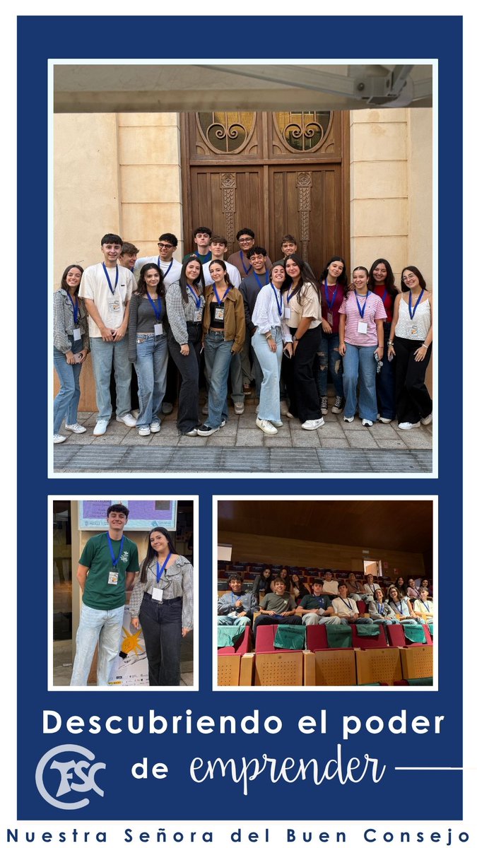 Agradecemos a la CAM y a la Consejería de Empleo y Desarrollo Local por la invitación al XVIII Día del Emprendimiento de Melilla, acto al que han asistido nuestros alumnos de Bachillerato. 

#ContigoSomosBuenConsejo
#ColegiosFSC