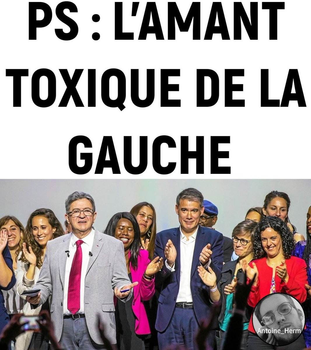 Le PS est l'amant toxique de la Gauche.

Le PS traite la Gauche, comme le fait  Hollande : une machine à tromper.

Il nous dit que le changement est maintenant, que les trahisons sont terminées, et on y retourne encore et encore, au rythme des vaines promesses. THREAD 1/12