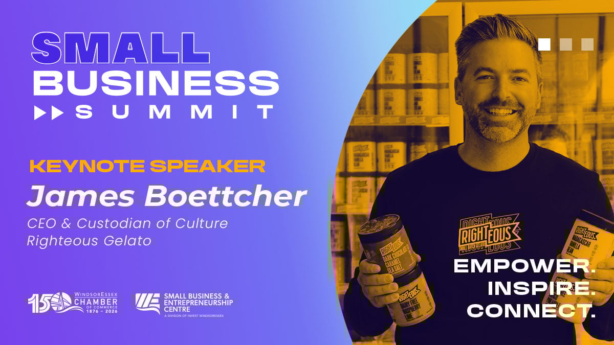 Join us at the Small Business Summit on Tuesday, Oct. 21, 2025!

We’re thrilled to welcome 𝐉𝐚𝐦𝐞𝐬 𝐁𝐨𝐞𝐭𝐭𝐜𝐡𝐞𝐫, 𝐂𝐮𝐬𝐭𝐨𝐝𝐢𝐚𝐧 𝐨𝐟 𝐂𝐮𝐥𝐭𝐮𝐫𝐞 &amp; 𝐂𝐄𝐎 𝐨𝐟 Righteous Gelato as our keynote speaker. Come hear how James is challenging the status quo, building