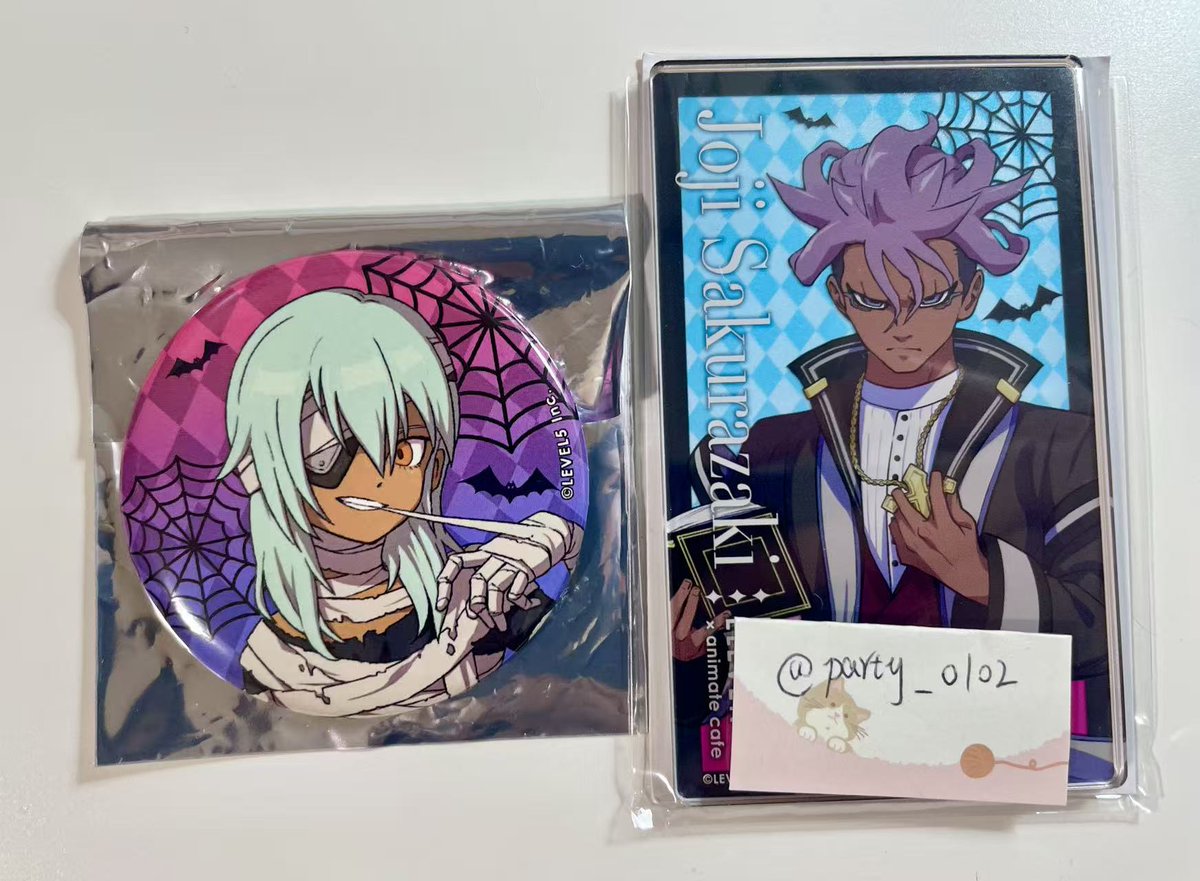 【交換】 イナズマイレブン イナイレ アニメイトカフェ アニカフェ ハロウィン 

譲：佐久間 缶バッジ

求：同種 桜咲

郵送での交換希望です。
検索からでもお気軽にお声がけください。