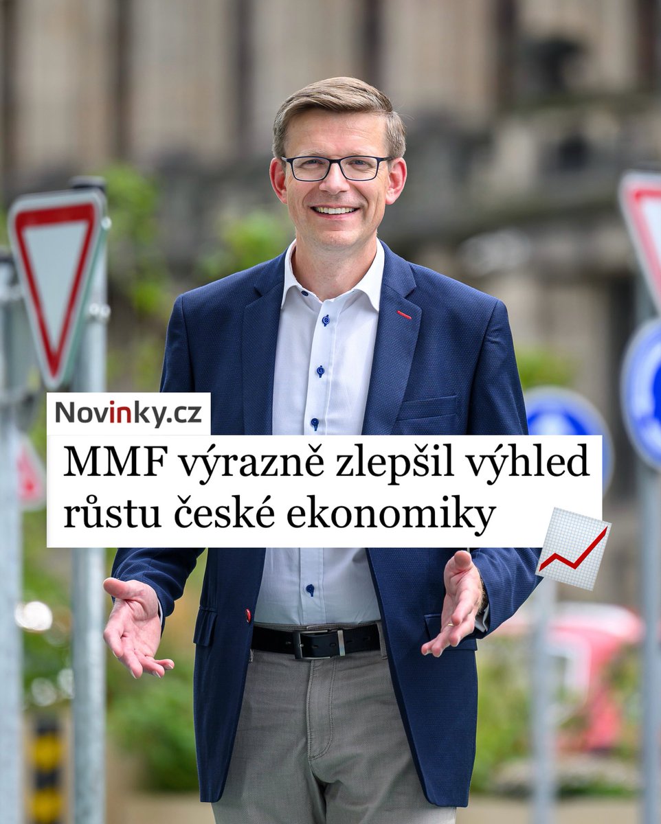 Česká ekonomika roste, i přes černobílé vykreslování opozicí! 🇨🇿📈

Mezinárodní měnový fond výrazně zlepšil odhad růstu české ekonomiky na letošní i příští rok. Letos se HDP zvýší o 2,3 procenta, v příštím roce o 2 procenta. 🙏🏻

Co to znamená? Jednoduše to, že se zlepší podmínky