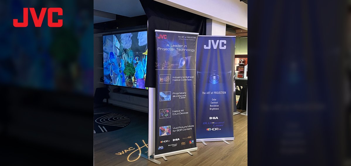 JVC_USA's tweet image. .@JVC_USA Home Theater Projectors showcased its DLA-NZ900 8K projector with free upgraded firmware now available! We enjoyed meeting with @TechnologyDesi2 at the beautiful Comfort and Entertainment Tour in Dallas.
#JVC #JVCProjectors #TechnologyDesigner #HomeTheater #AVTweeps