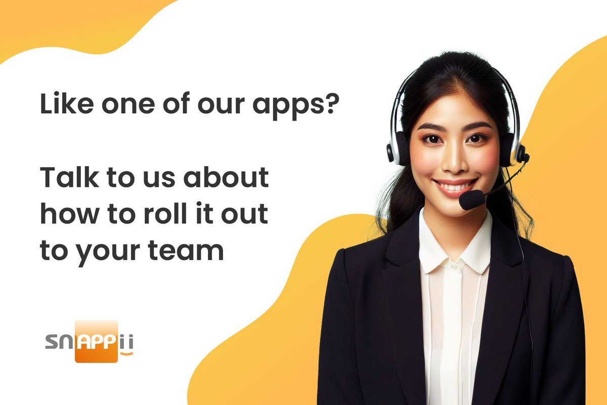 Snappii_app's tweet image. Love our apps? Deploy them to your entire team. Get a custom rollout plan here: bit.ly/2XFdZ5X #CustomApp #DigitalTransformation