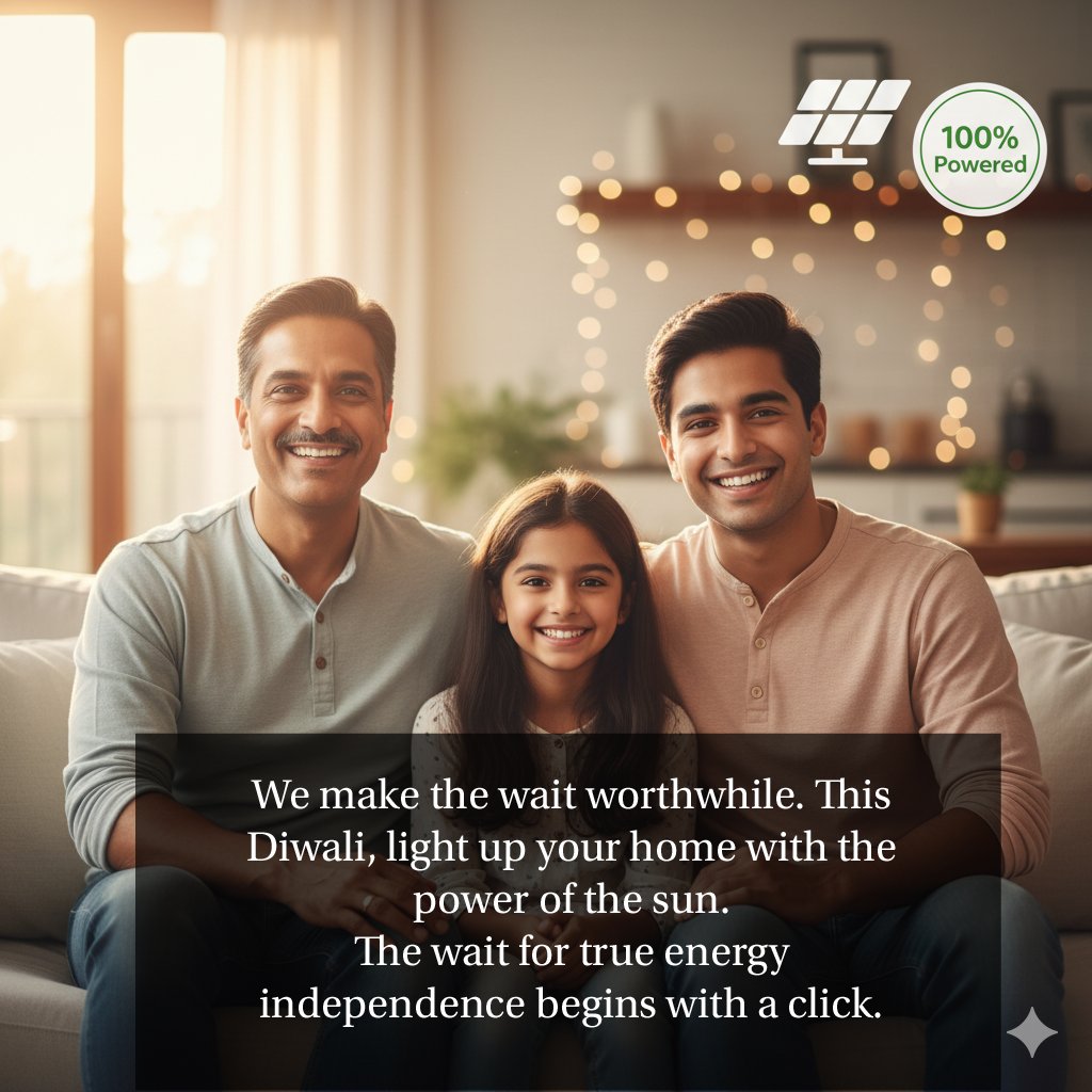 PlaySolar's tweet photo. This Diwali, let's start a different kind of wait. The wait for true energy independence. It begins with a DM. We're here to make it worthwhile. #PlaySolar #Diwali https://t.co/y7EkapzDzE