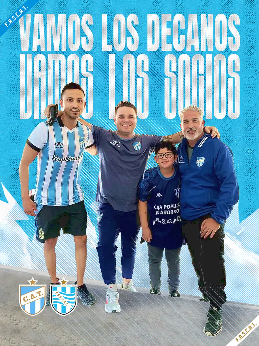 💙🤍 Desde FASCAT seguimos trabajando por el club que amamos!
Nos comprometemos con un Atlético Tucumán más transparente, participativo y unido, honrando su historia y proyectando su futuro 🤝