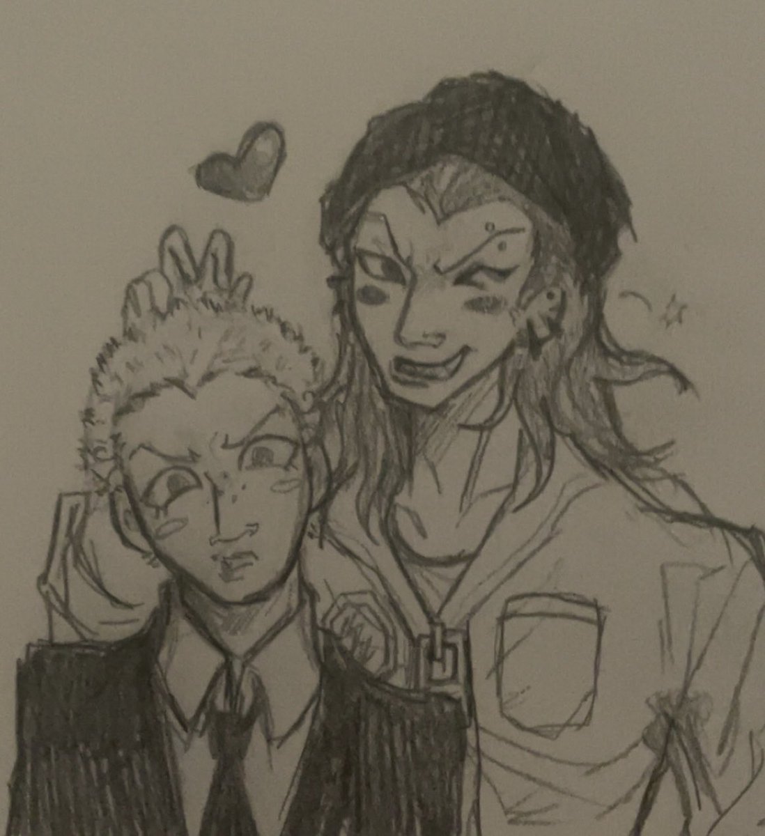 avisscavea's tweet image. drawings i did yesterday hey look at kazuichis armpit stain