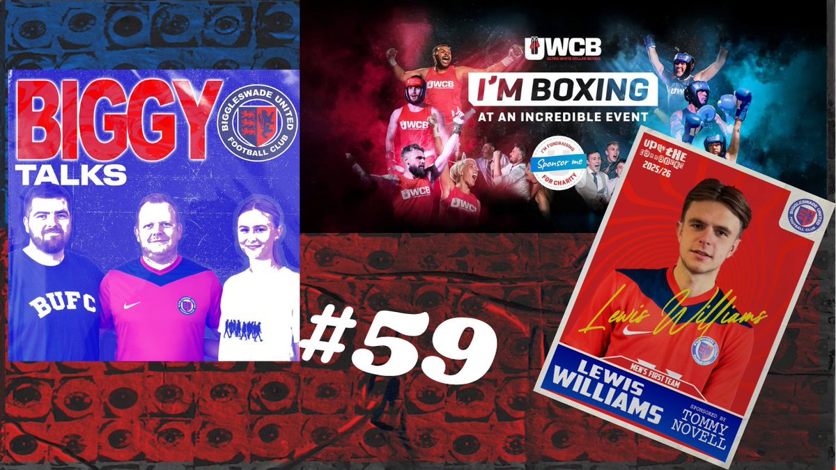 Biggleswadeutd's tweet image. In this episode of Biggy Talks podcast in video format, we chat with @lewiswilliams_3, that will participate in a charity boxing fight.  You can donate here! givestar.io/gs/ultra-white…
Available on audio and video
🔗youtu.be/kFN5VQECLss

#commonpeople #football #oneteam #podcast