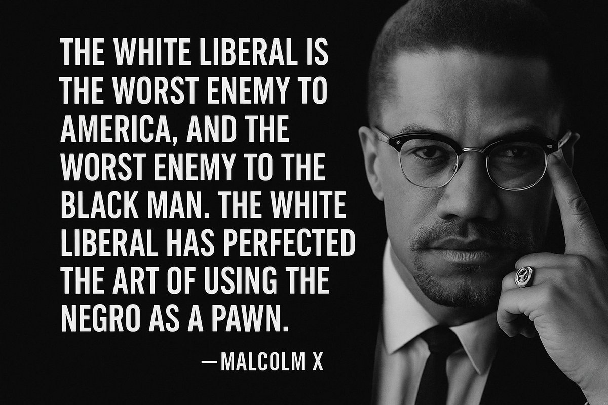 <a href="/the_jefferymead/">Jeffery Mead</a> 💯 Malcolm X figured out the Democrats' play over 70 years ago (1950s)