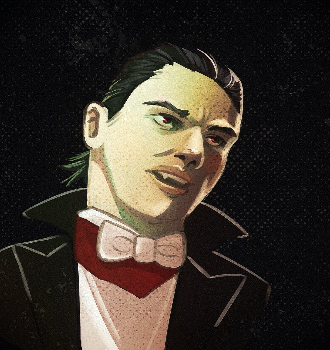 kryptidfox's tweet photo. trying new brushes out 🦇 https://t.co/gEjn9AuXZM