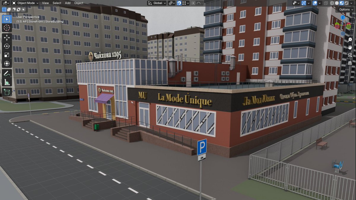 NaukaNauki's tweet image. Doing some optimization work on this store building asset before importing it into Unity. General rule: it’s always (!) more work than you think.
#gamedev #indiedev #unity #blender