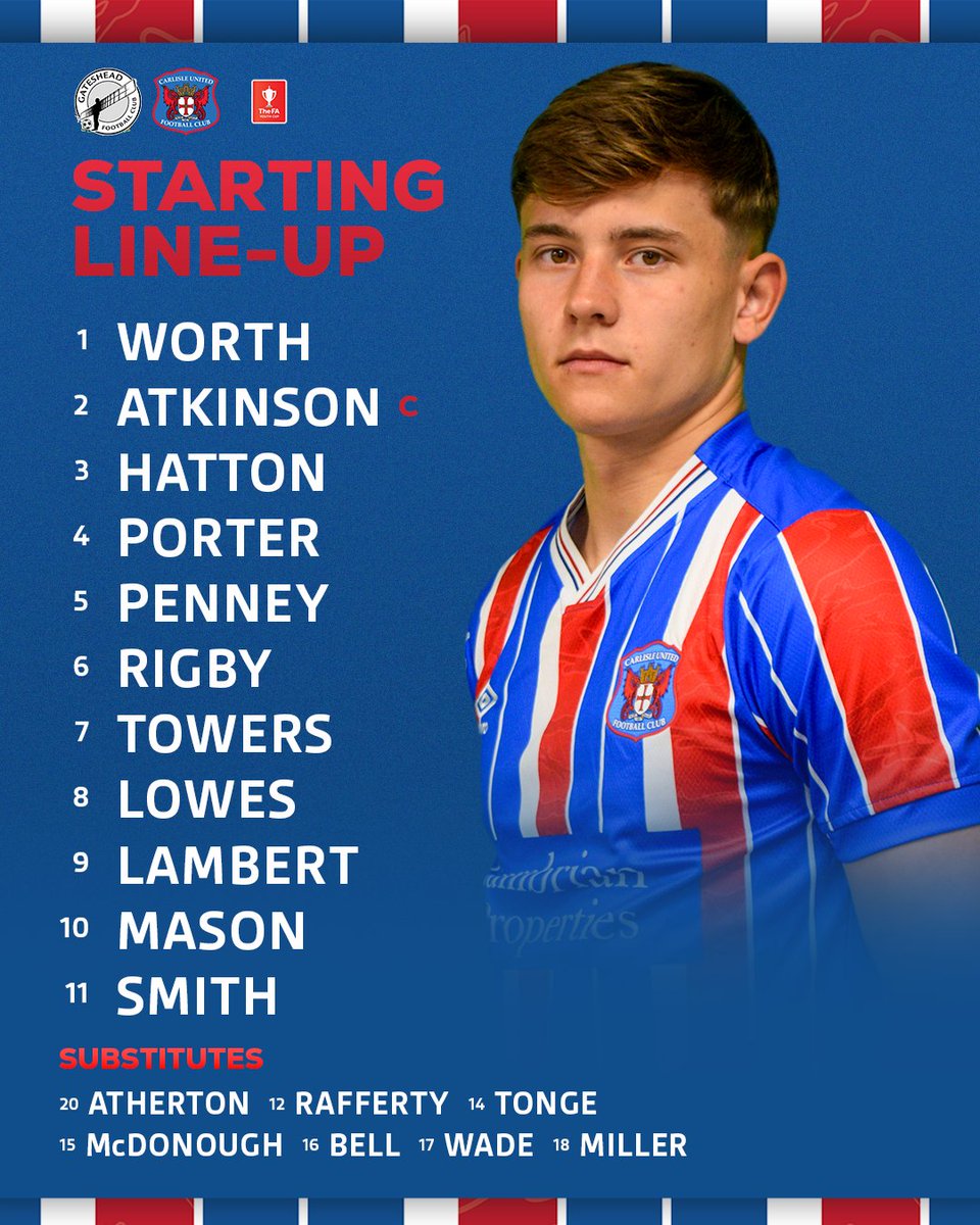 CUFCAcademy's tweet image. UP FOR THE CUP 💪

Our young Blues&apos; line-up in the FA Youth Cup this evening (7pm kick-off).