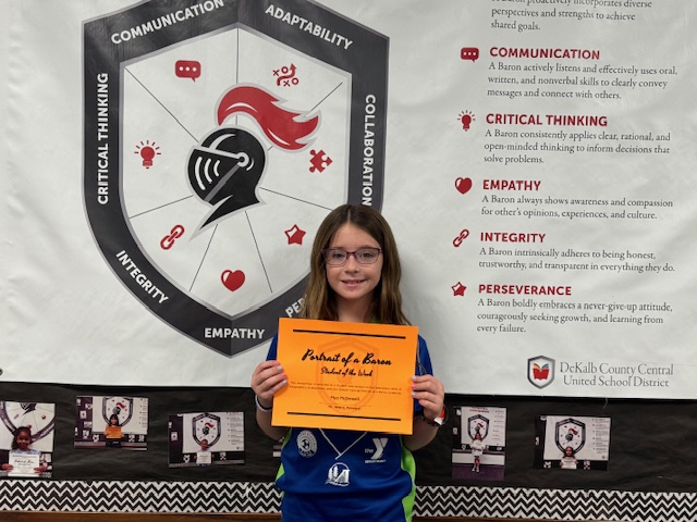 🎉 Congratulations to our Portrait of a Baron Students of the Week! We celebrated students who shine in Communication—expressing ideas clearly, listening with empathy, and building connections. Keep leading with confidence, kindness &amp; purpose, Bulldogs!