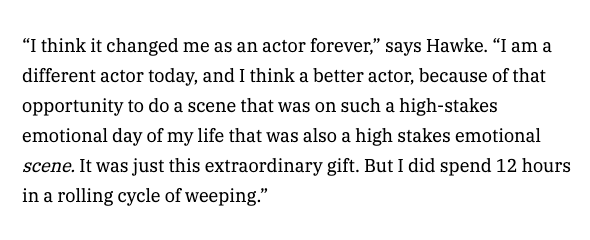 Maya talking about filming her last scene for s5 oh my heart 🥺