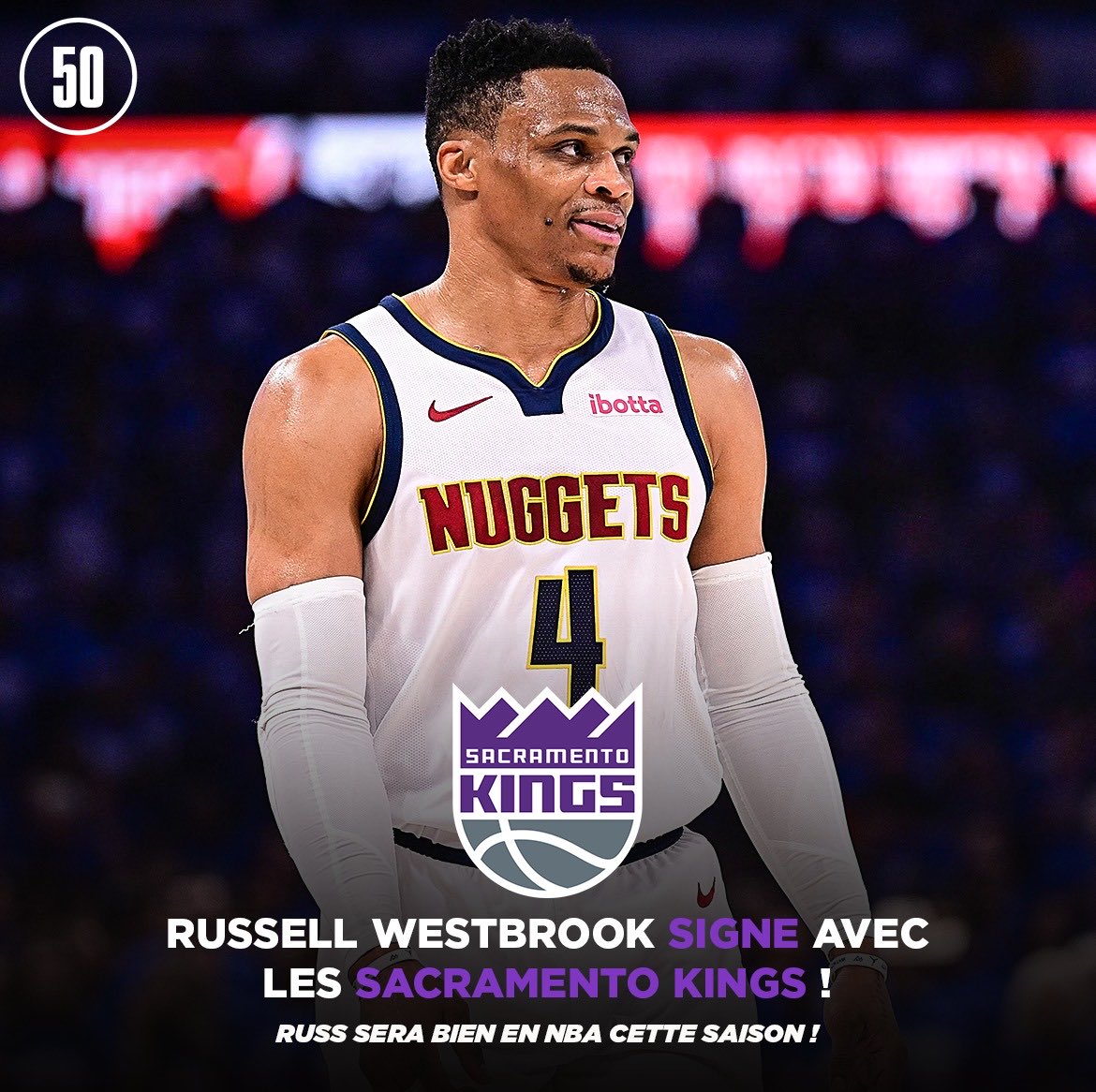 50NuancesDeNBA's tweet image. OHHH C’EST FAIT, RUSSELL WESTBROOK SIGNE AVEC LES KINGS ! 👀✅

🗞️ - @ShamsCharania