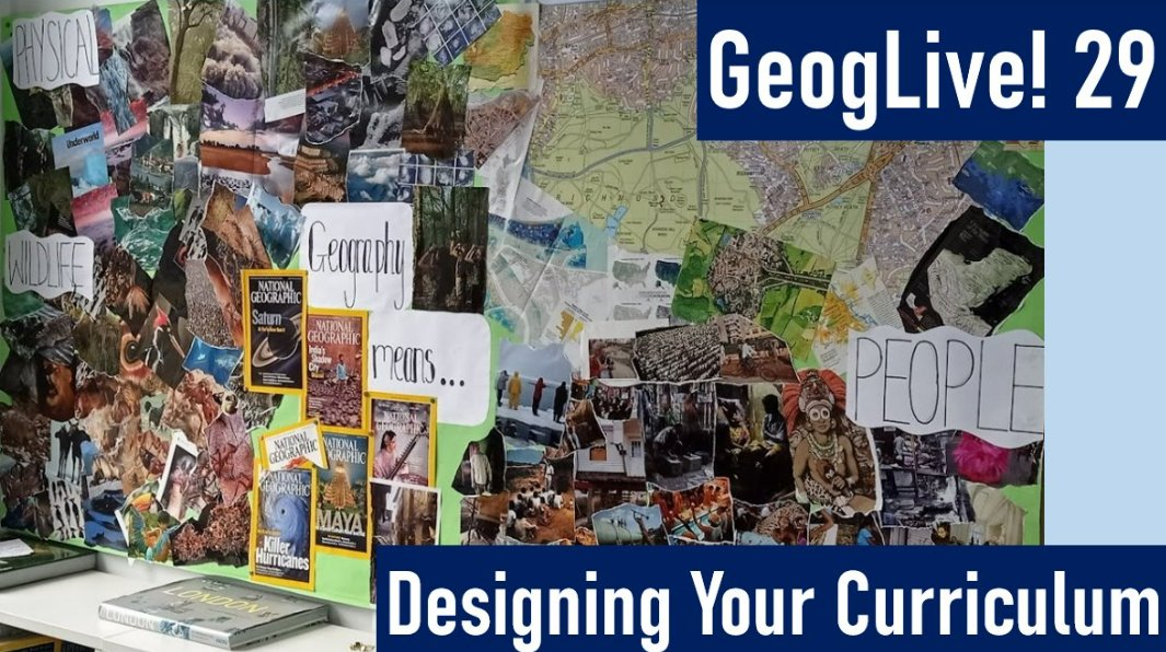 Join us
Wednesday
12th November
4pm

GeogLive! 29
Designing Your Curriculum

ticketsource.co.uk/eyppc/geoglive…