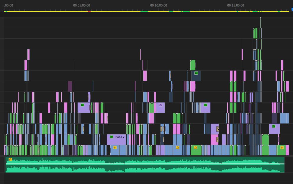 FF9 Medley Part 3 is progressing super well !!
Here's what the video project looks like 😀
If you look carefully you can now know how long it'll be 😉