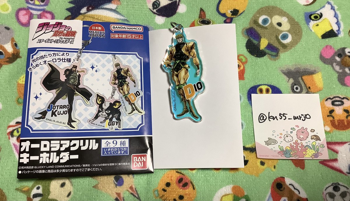 【交換】ジョジョ オーロラアクリルキーホルダー

(譲)⇒DIO

(求)⇒同種 イギーor花京院orリゾット

郵送希望です。
トラブル防止のため、ツイフィご確認ください。
どうぞ宜しくお願い致します。