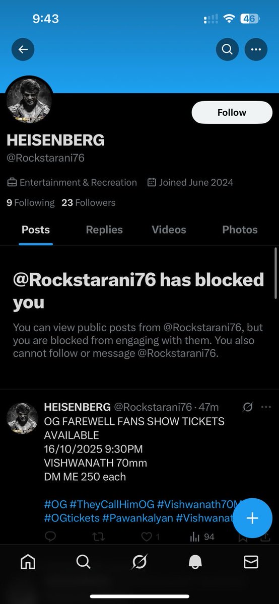 John_Murphy_Jsp's tweet photo. @Rockstarani76 Scam he is. He blocked me and I did payment for 2 tickets https://t.co/wLNl0gUuDc
