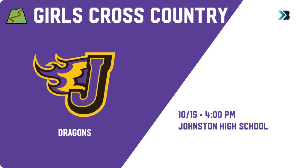 Girls Cross Country (Junior Varsity) Meet Day! - Check out the event preview for the Johnston Dragons. It starts at 4:00 PM and is at Johnston High School. gobound.com/ia/ighsau/girl…