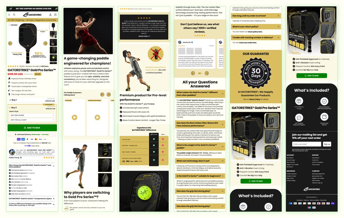 h4harisali's tweet image. I design and develop landing pages & Website's with CRO.
Designed in Figma Built on Shopify using custom code.
Book 1:1 call to get your project started: calendly.com/convertwebsail…