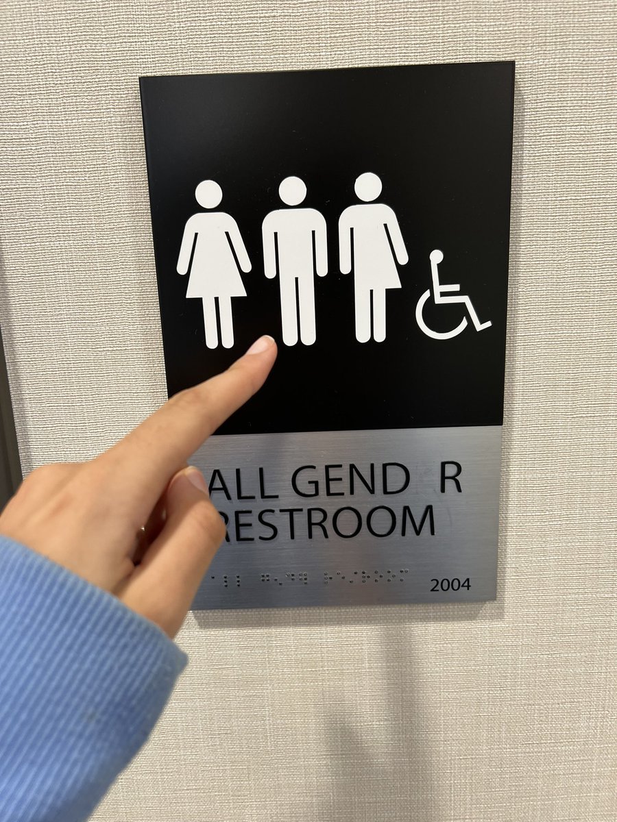 Guys. No way. my dentist’s office has the non-binary bathroom