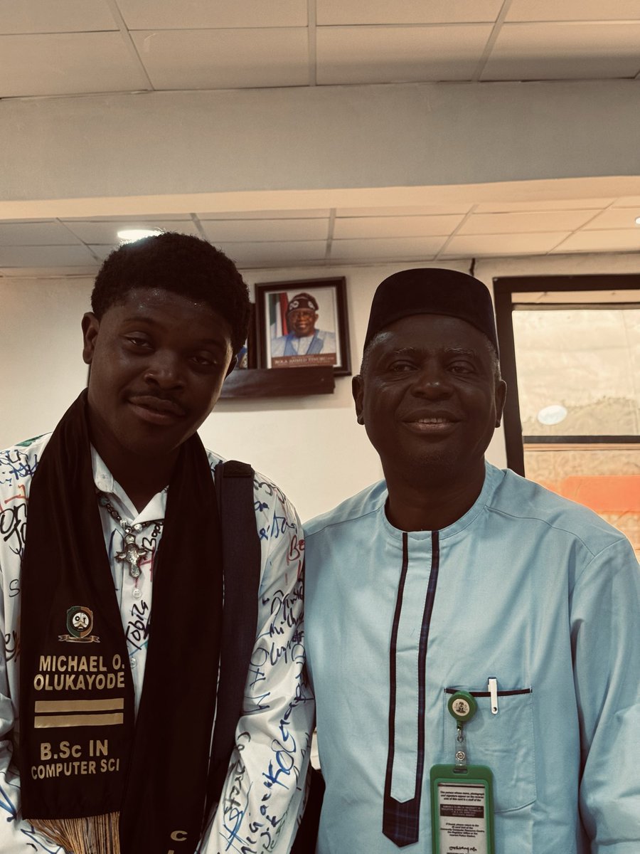 Segun Michael Olukayode!❤️
Computer Science Graduate!✅
Came, saw and served! 
Now, my watch has come to an end!🙏