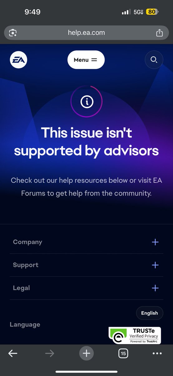 VIZMAI0R's tweet photo. Is this EA’s ethics for paying customers who are getting falsely banned? TOS closed my case before being able to have the chance appeal. Now my case shows transferred? When I try to resume my case, it does not let me. I bought my family phantom editions, and I can’t play w/ them. https://t.co/JiSxXORhdF