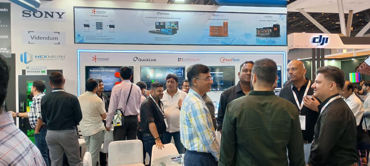 Day 2 at #BroadcastIndia2025 was packed with great conversations, demos, and new connections!

Visit SRSG at Booth G04, Pavilion 2 — experience the technology shaping tomorrow’s media.
...
#SRSG #BroadcastInnovation