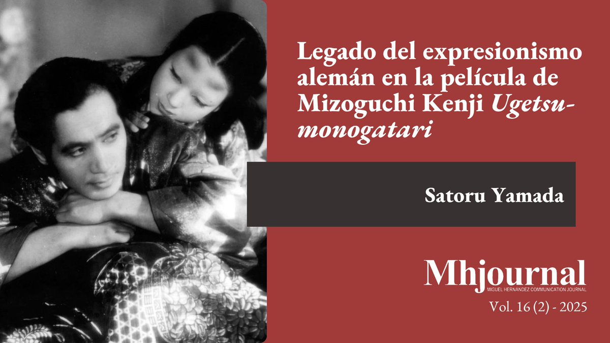 🎥 El cine expresionista alemán llegó a Japón hacia la década de 1920.

🇯🇵 Mizoguchi intentó emularlo con Chi to rei (1923), un fracaso que no borró su influencia en obras como Ugetsu (1953).

🌑El artículo analiza esos ecos expresionistas en su cine.
revistas.innovacionumh.es/index.php/mhcj…