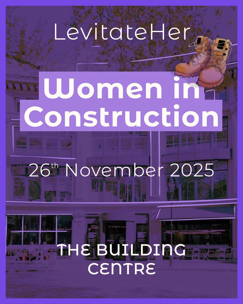 After 40+ years in construction, this one feels special. Excited to partner with Dame Kelly Holmes for Levitate HER: Women in Construction — celebrating women &amp; allies driving change.
📍London | 🗓️ Nov 26 | 5PM

#LevitateHER #womeninconstruction