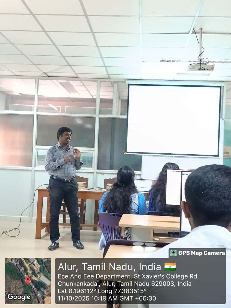 stxaviersmedia's tweet image. 💡 MATLAB for Innovation: From Simulation to Smart Systems!
An inspiring session by Mr. Mathan Swamickan, Tech Specialist, TATA Elxsi Ltd., Trivandrum, organized by ACM & ACM-W Student Chapters, SXCCE.
#SXCCE #ACM #ACMW #MATLAB #Innovation #SmartSystems #Engineering #TataElxsi