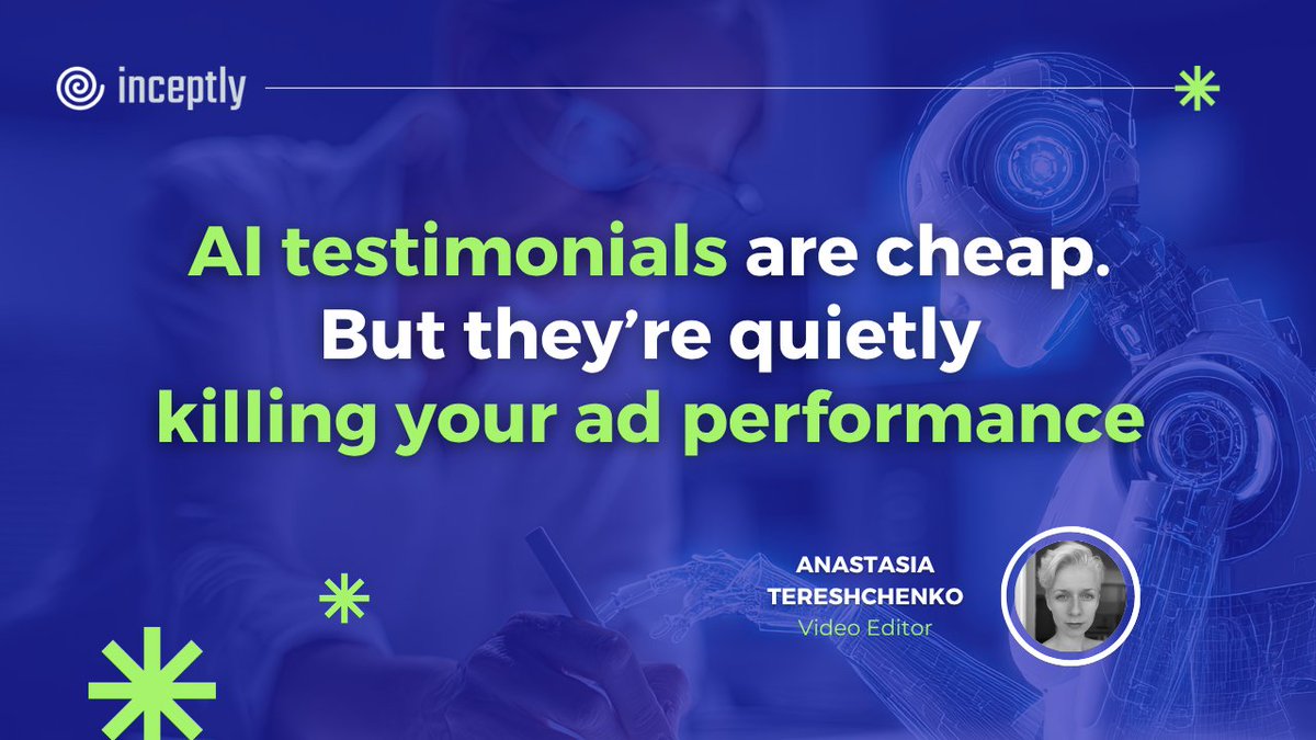 🤔 AI testimonials are everywhere right now...

But here’s the ugly truth: they look good, but can convert terribly (and more!)

People can smell the fake smile, the dead eyes, the perfect script. 🤦‍♂️

In your next test, skip the synthetic actor. Record one real customer answering