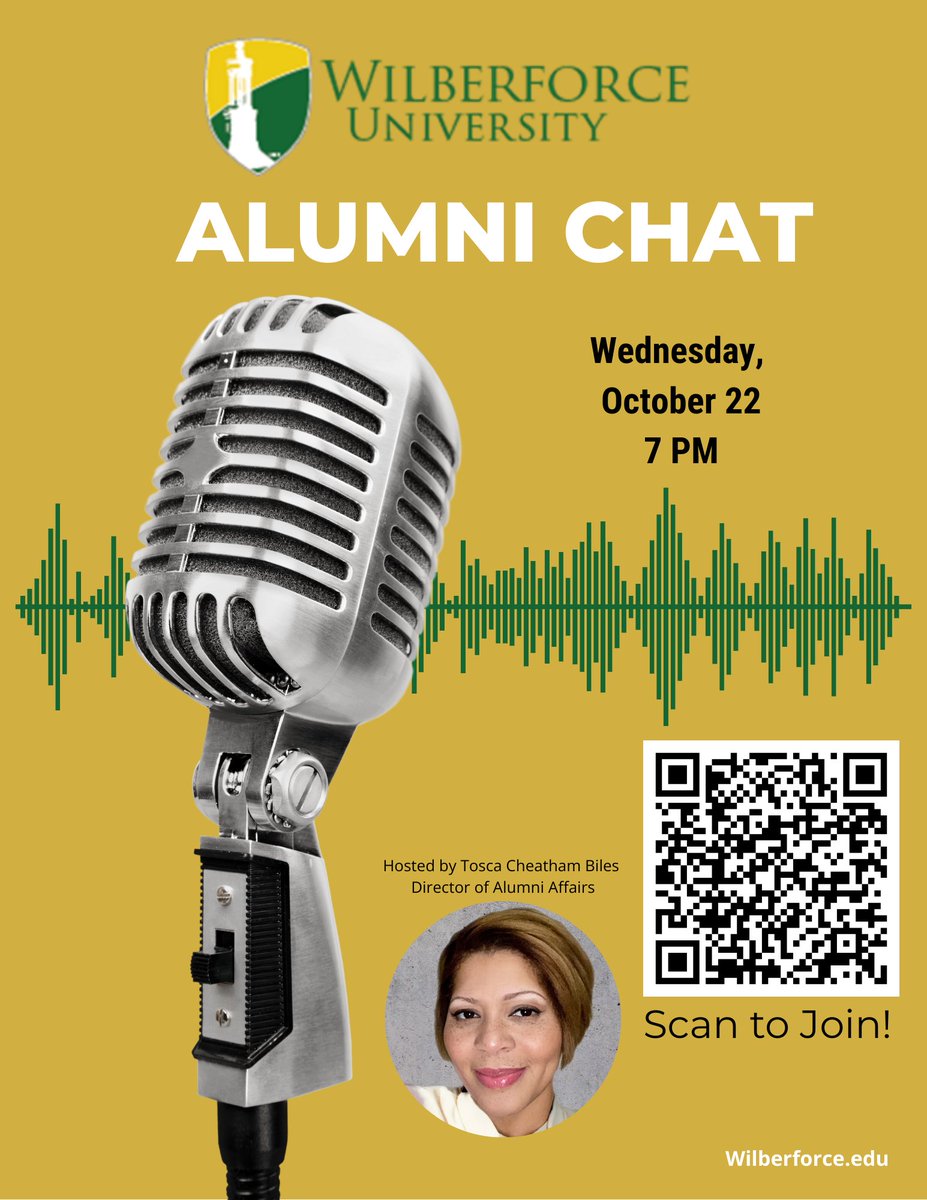 wilberforce_u's tweet photo. #WilberforceUniversity #AlumniChat #Alumni #ThisishowweWUit https://t.co/sCSubAeCel