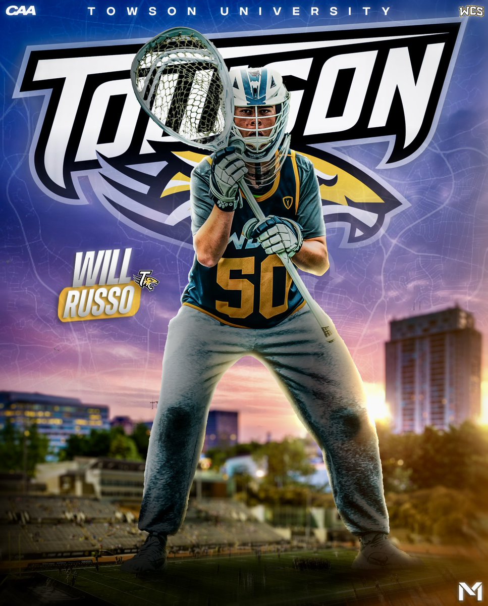 Huge congratulations to ‘27 netminder Will Russo on his commitment to <a href="/Towson_MLAX/">TU Men's Lacrosse</a>
