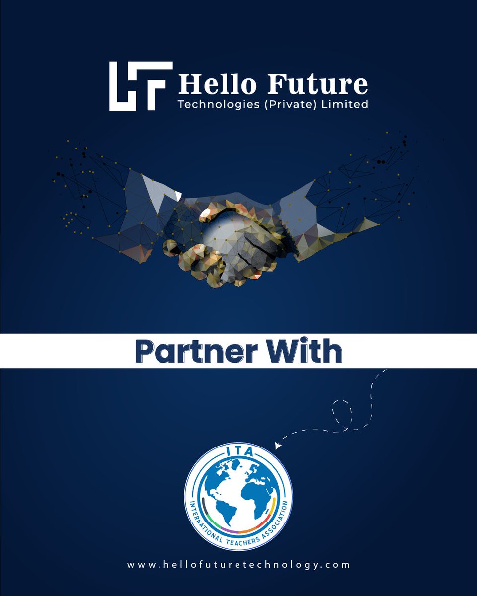 hellofuturetech's tweet image. Hello Future Technologies (Pvt) Ltd has partnered with the International Teachers Association (ITA) 🌍

Together, we’re driving innovation in education &amp;amp; technology, shaping a smarter, brighter future. 💡✨

#HelloFutureTechnologies #ITA #Partnership #Innovation #AI #EdTech