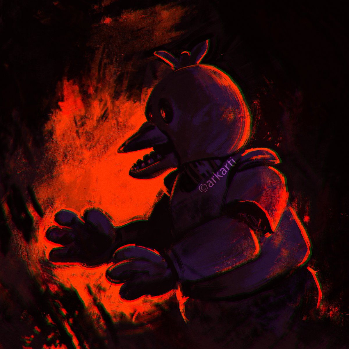 Chica is on her way 🐤🔪
#fnaftober #fnaf